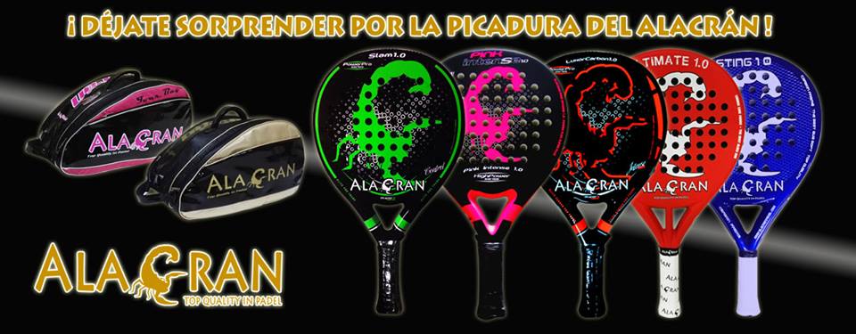 tubo pista proteína ALACRAN PADEL amplía su colección de palas 2016 - PadelTenisPort, las  mejores ofertas en palas de padel, raquetas de tenis.